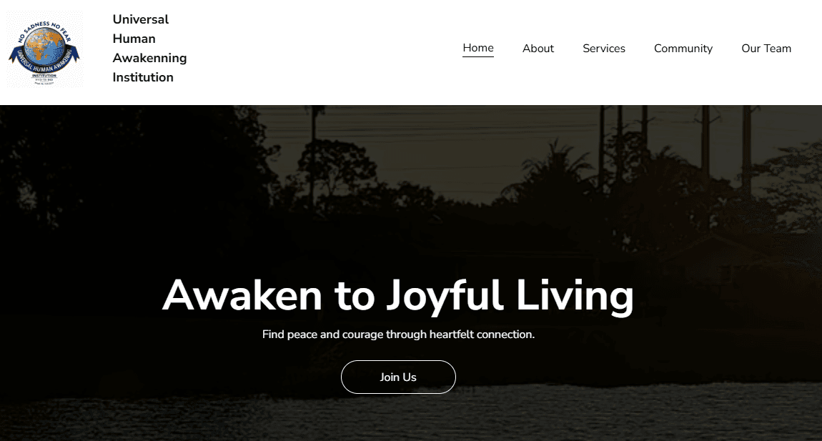 UHAI — Universal Human Awakening Institution project screenshot